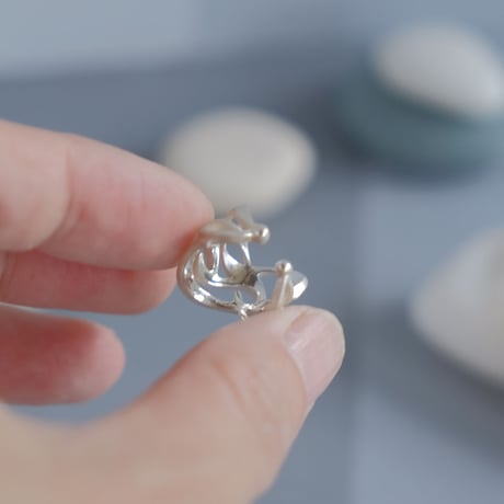 RANMA silver earcuff