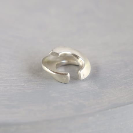 Vine silver earcuff