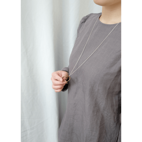 romana brass necklace