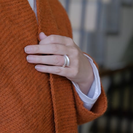 Vine silver ring