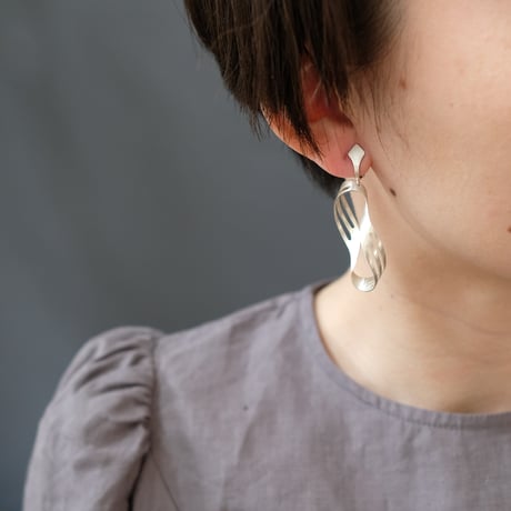 scala jewels silver earing
