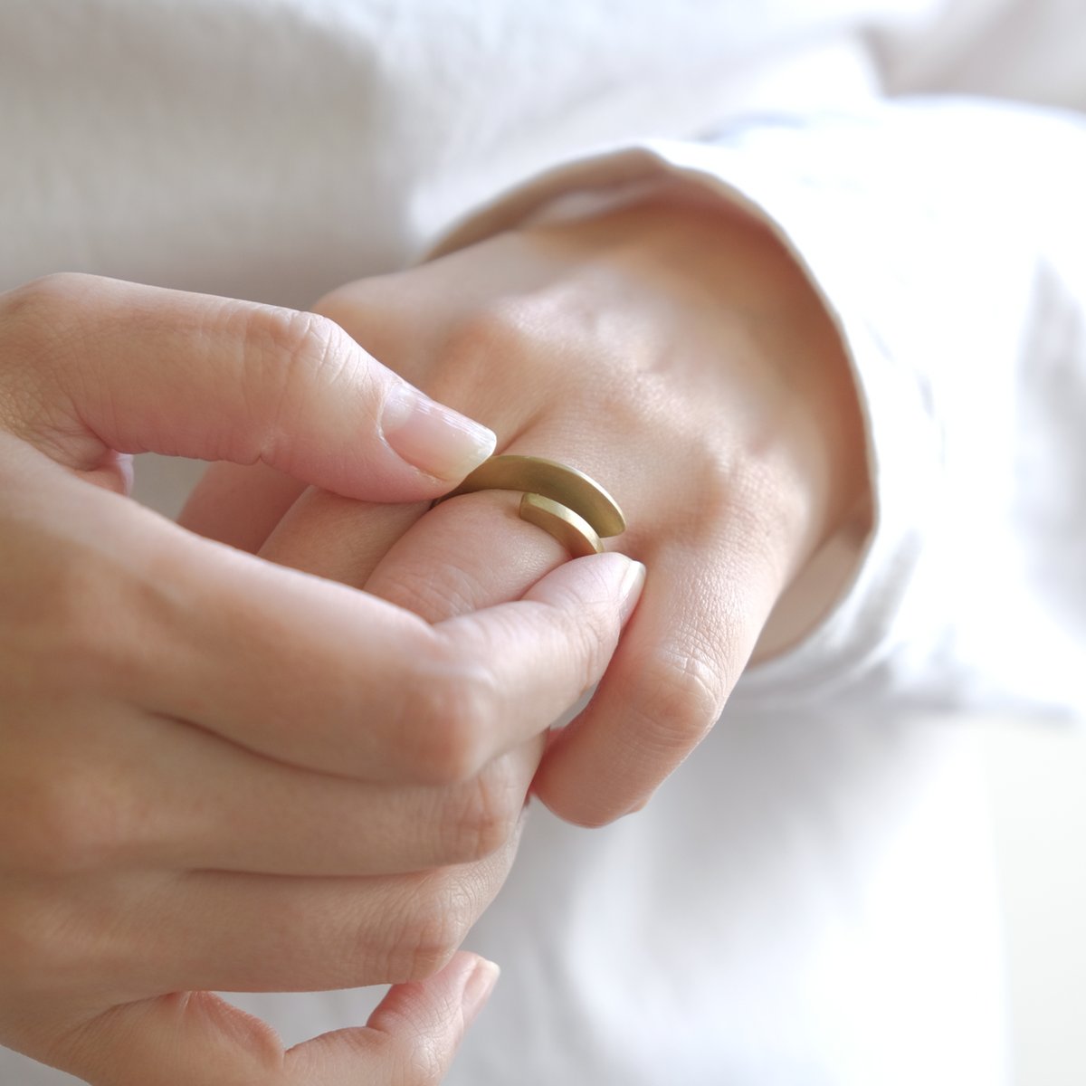 Vine brass ring | 鶫 tsugumi 銀小物製作所 online store