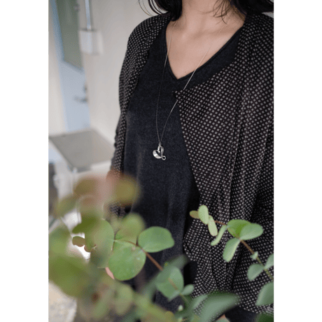romana silver necklace