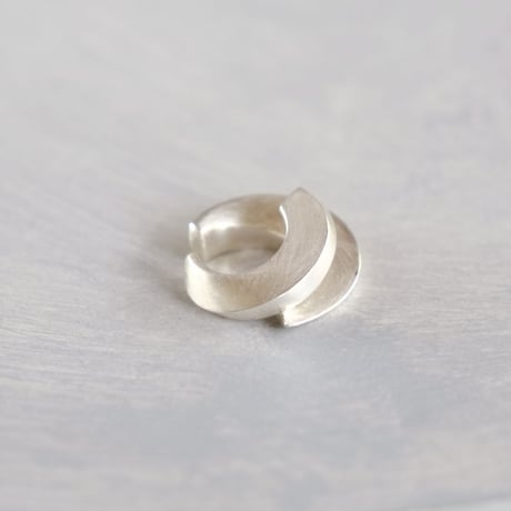 Vine silver earcuff