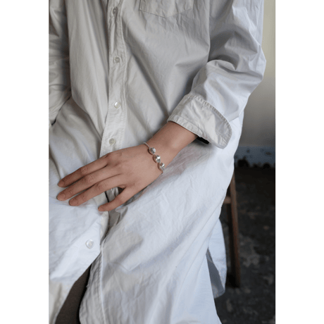 アサツキのつぼみ　 Silver Bracelet