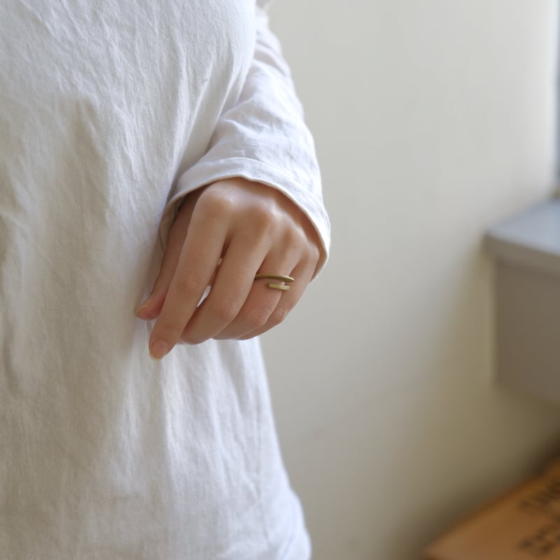 Vine brass ring | 鶫 tsugumi 銀小物製作所 online store