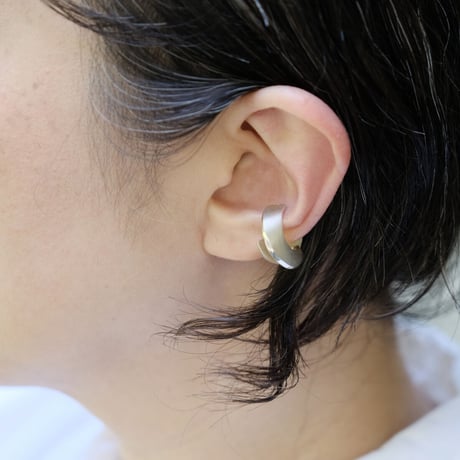 Vine silver earcuff