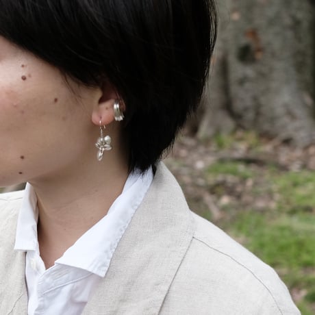 Asatsuki Silver Ear Cuff (M)
