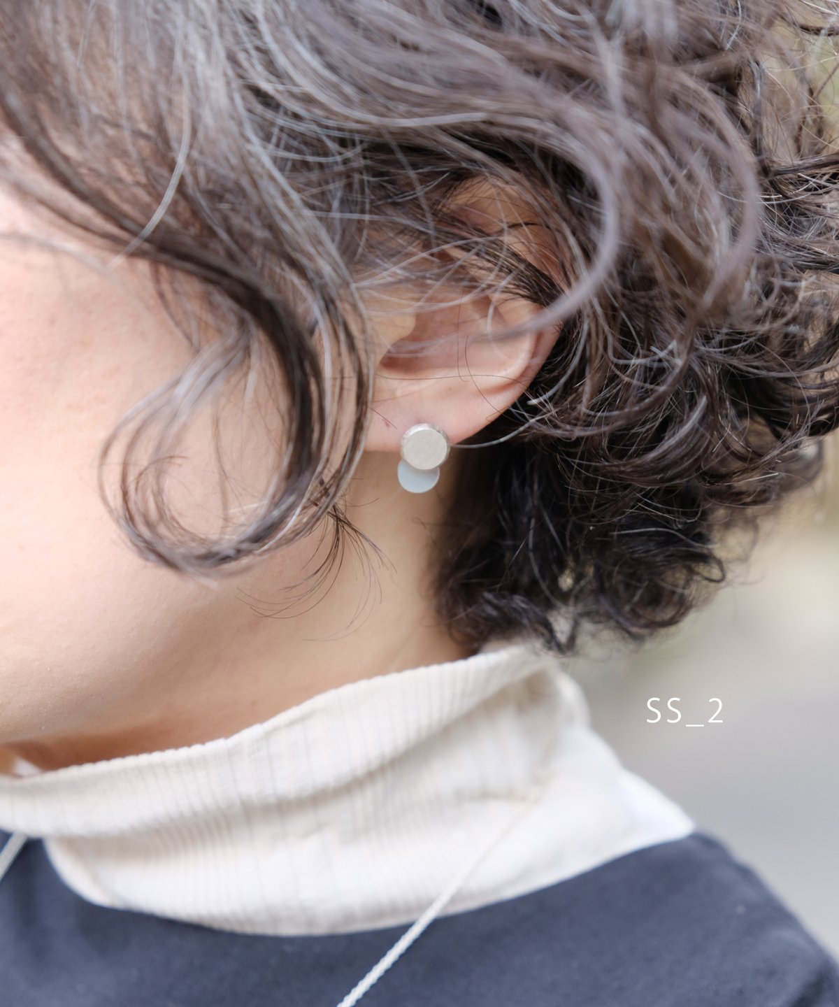 【コレクターズアイテム】ターキッシュアゲート Halos pierce アゲート | 鶫 tsugumi 銀小物製作所 online s