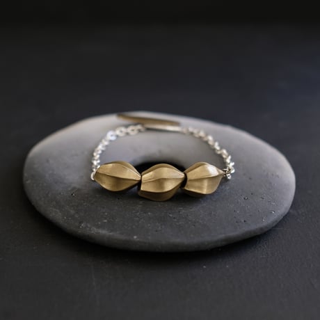アサツキのつぼみ　 Brass Bracelet