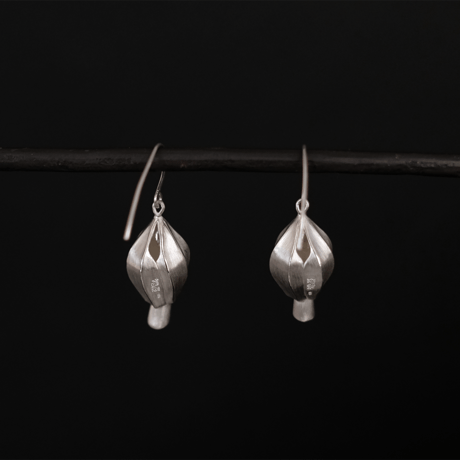 アサツキのつぼみ　Silver Pierce