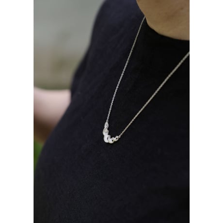 Kazenami silver necklace