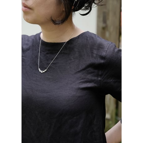 Kazenami silver necklace