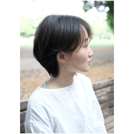 ヤマノイモのタネ S brass pierce （片耳）