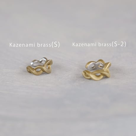 Kazenami brass earcuff (S-2)