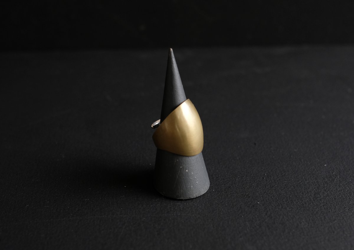 鶫 tsugumi 銀小物製作所 HORIZON Brass Ring HORIZON Brass Ring | 鶫 tsugumi 銀小物製作所 online store
