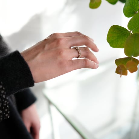 Kazenami Silver Ring