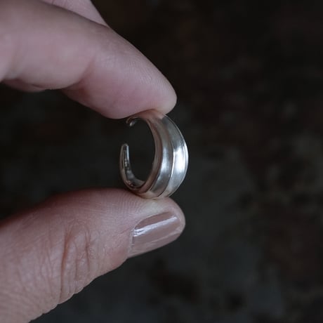 Asatsuki Silver Ear Cuff (M)