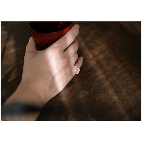 Kazenami Silver  Pinky Ring
