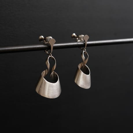 bobo  silver earing  -無地-