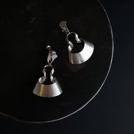 bobo  silver earing  -無地-