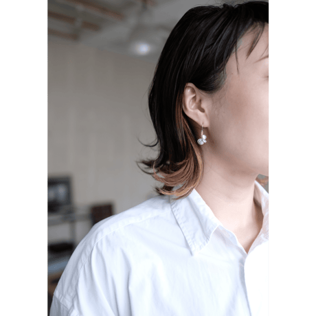 ヤマノイモのタネ S silver pierce （片耳）
