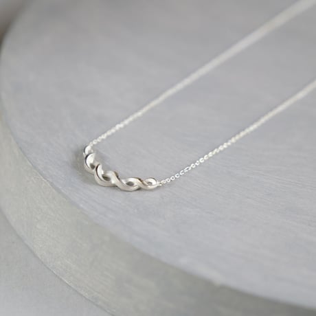 Kazenami silver necklace