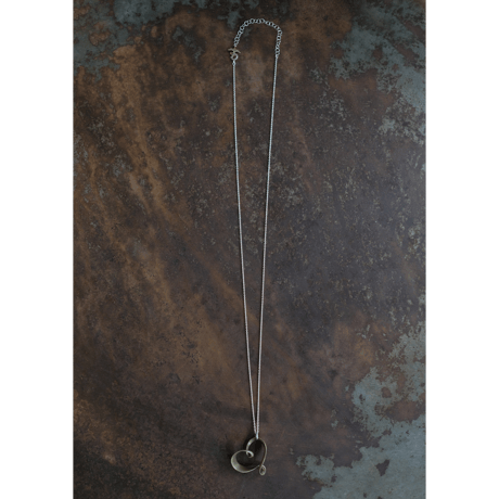 romana brass necklace