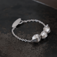 アサツキのつぼみ　 Silver Bracelet
