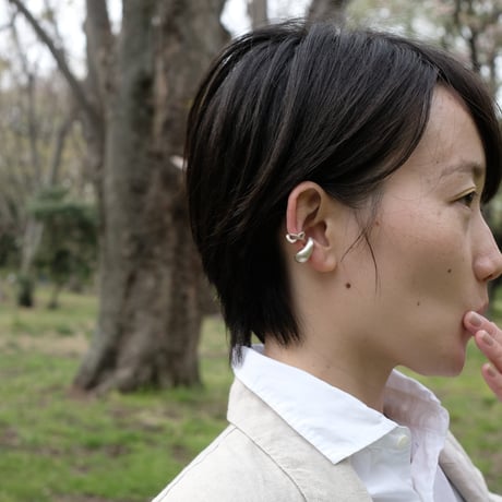 Normal Silver Ear caff (M)