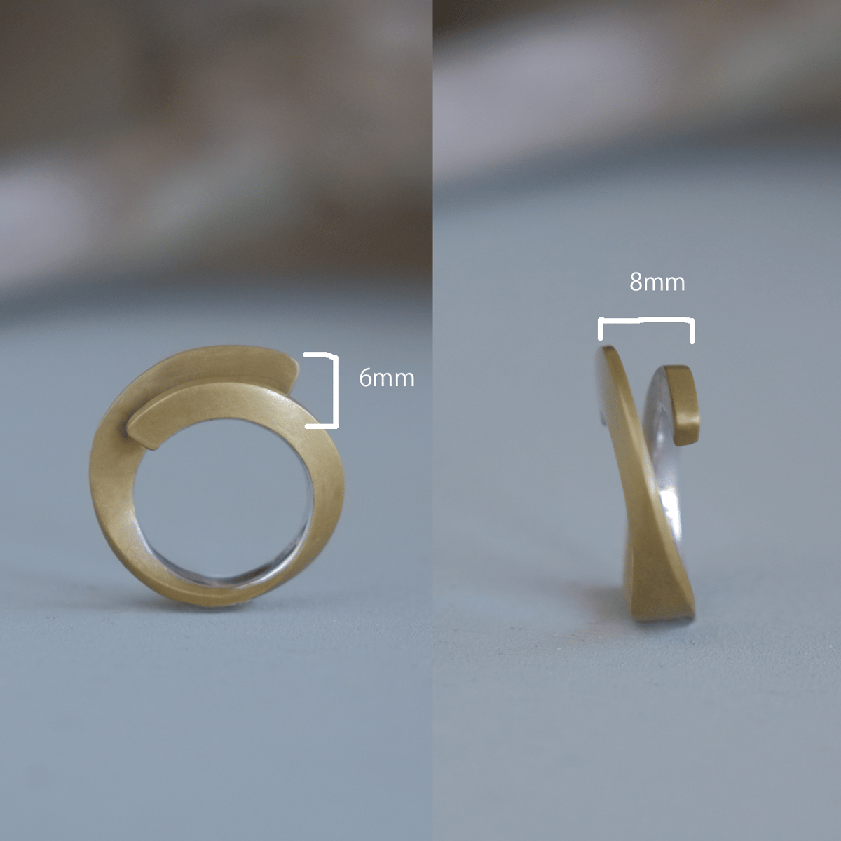 Vine brass ring | 鶫 tsugumi 銀小物製作所 online store