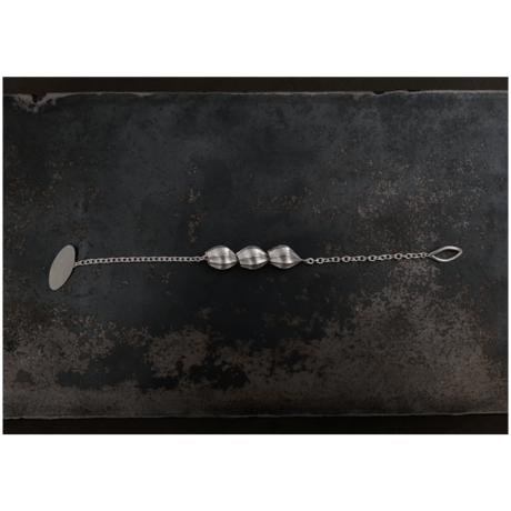 アサツキのつぼみ　 Silver Bracelet