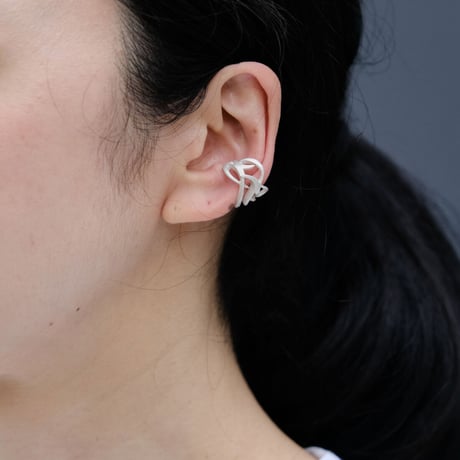 RANMA silver earcuff