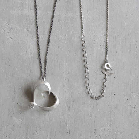 romana silver necklace