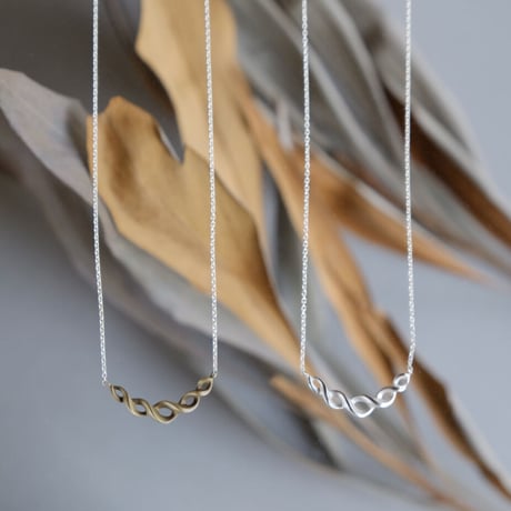 Kazenami silver necklace