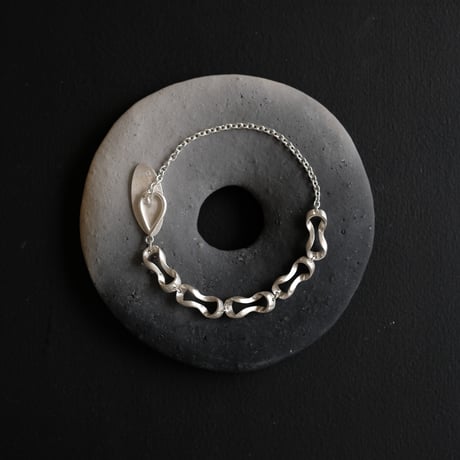 Black moor (S) 5 piece Silver Bracelet