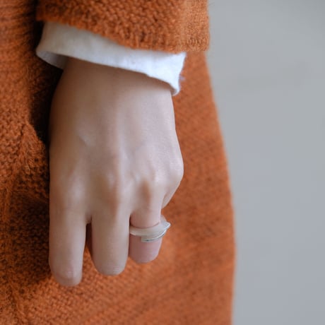 Vine silver ring