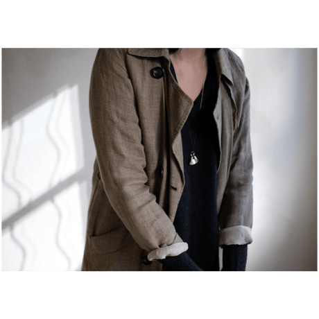 bobo (S) silver necklace　-無地-