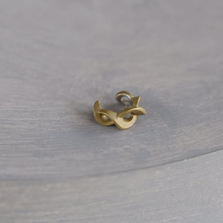 Kazenami brass earcuff (S-2)