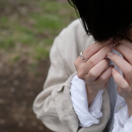 Kazenami Silver Ring