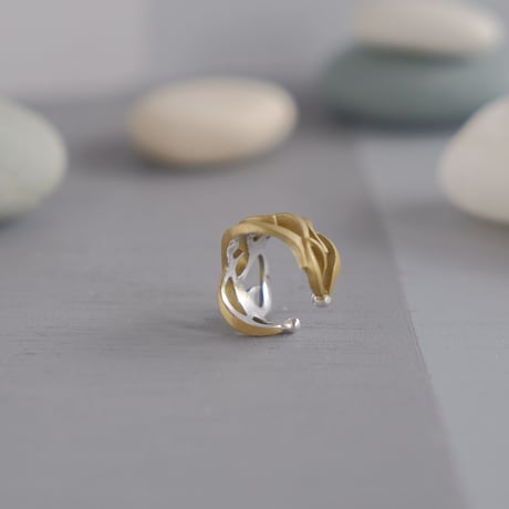 RANMA brass earcuff