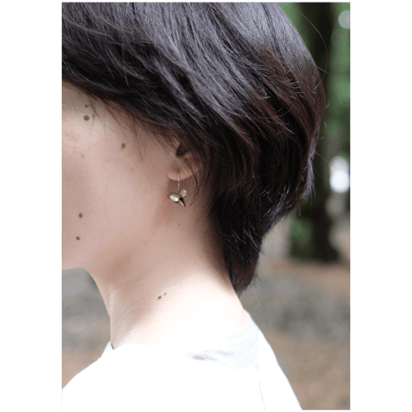 ヤマノイモのタネ M brass pierce （片耳）