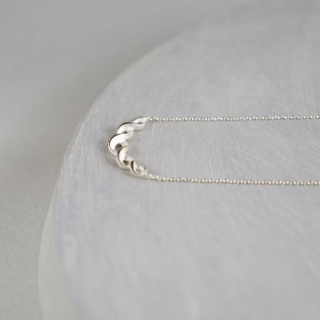 Kazenami silver necklace