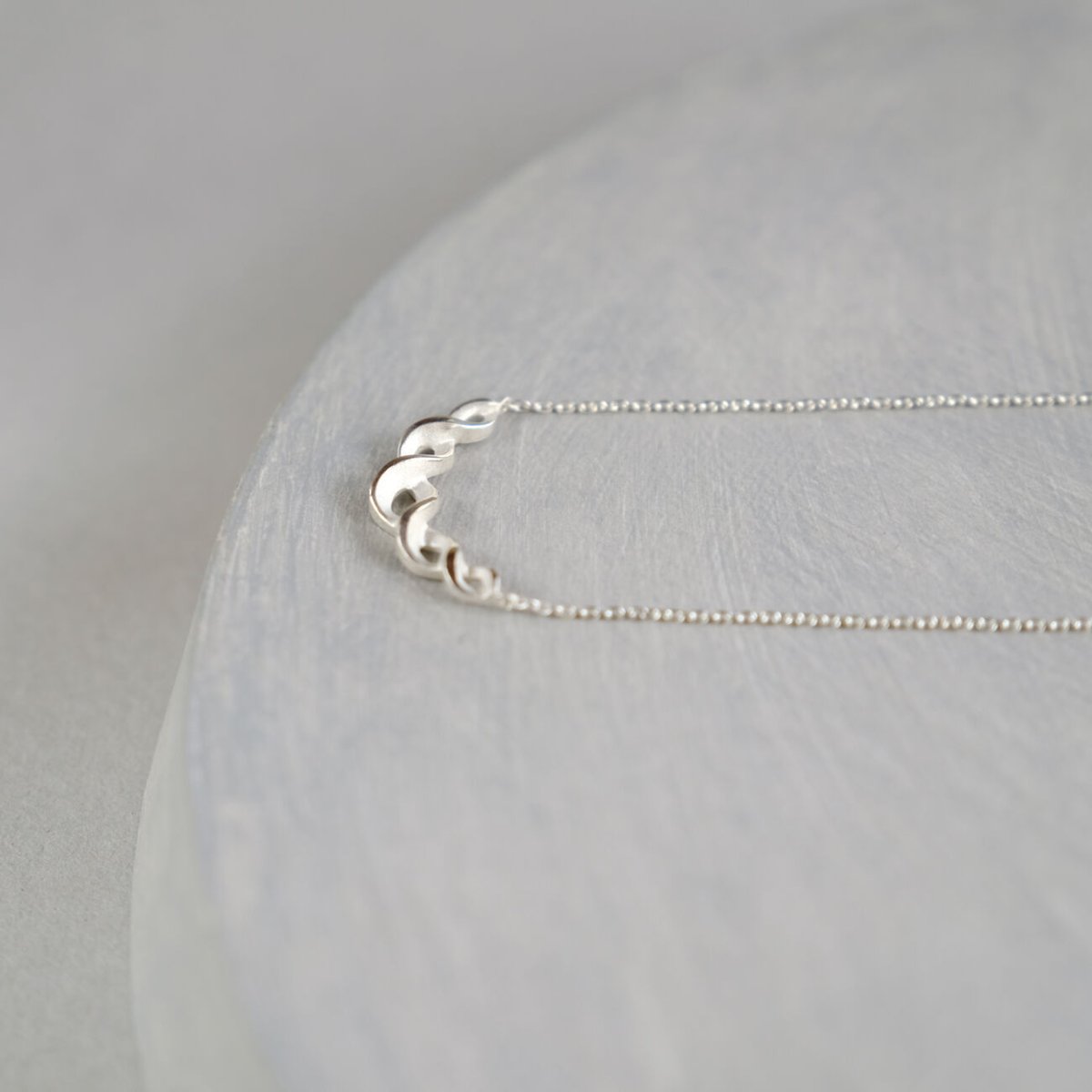 Kazenami silver necklace | 鶫 tsugumi 銀小物製作所 onl