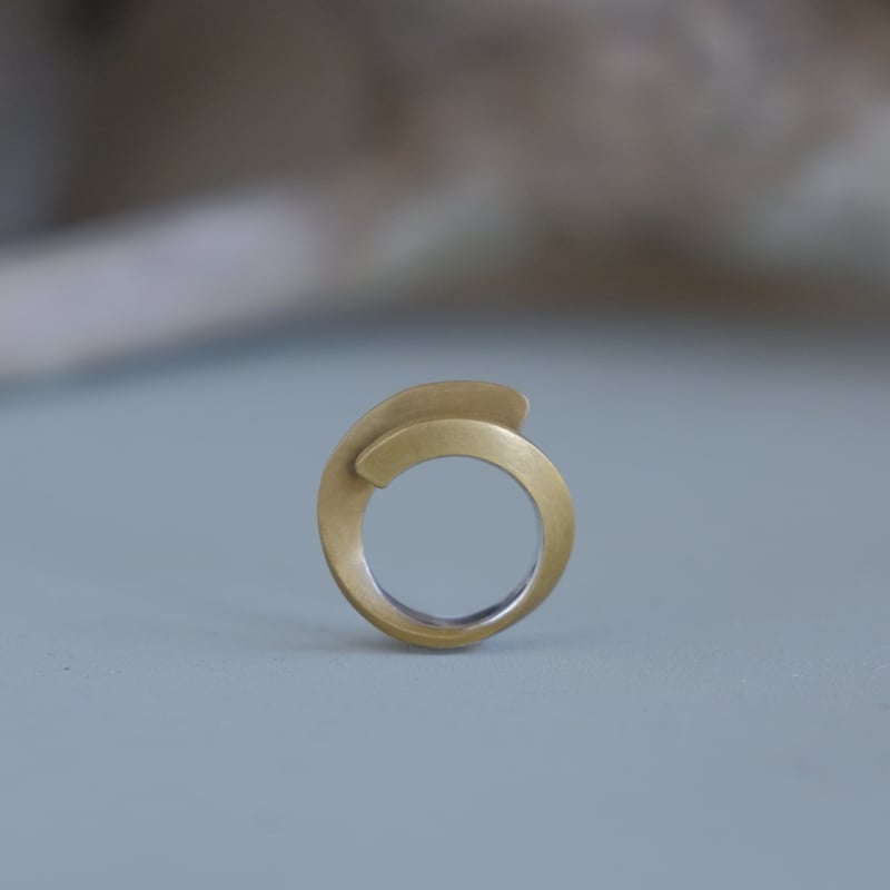 Vine brass ring | 鶫 tsugumi 銀小物製作所 online store