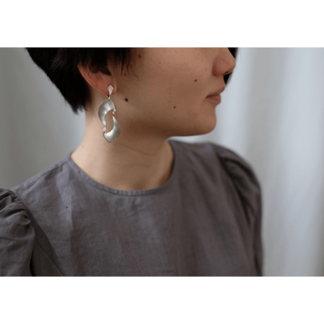 kanban silver earing