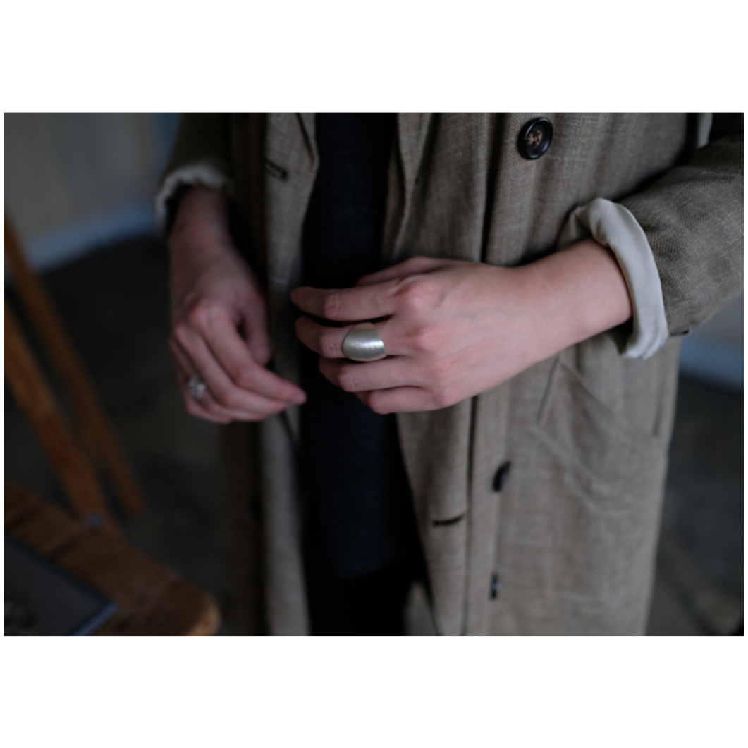 鶫 tsugumi 銀小物製作所 HORIZON Brass Ring HORIZON Silver Ring