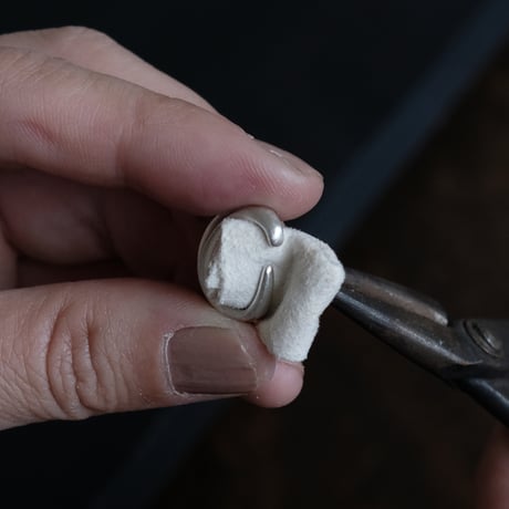 Normal Silver Ear caff (M)