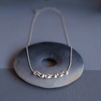 Black moor (S) 3 piece Silver Necklace