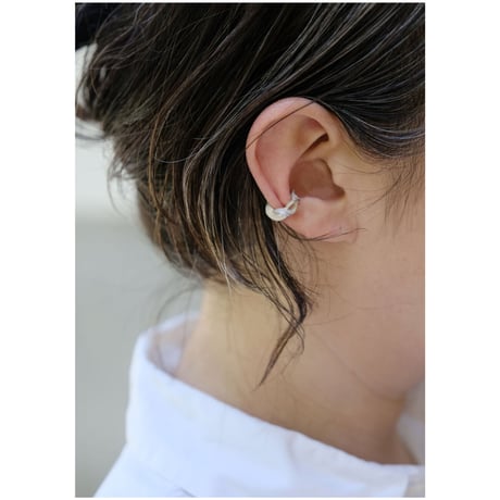 Kazenami silver earcuff (S-2)